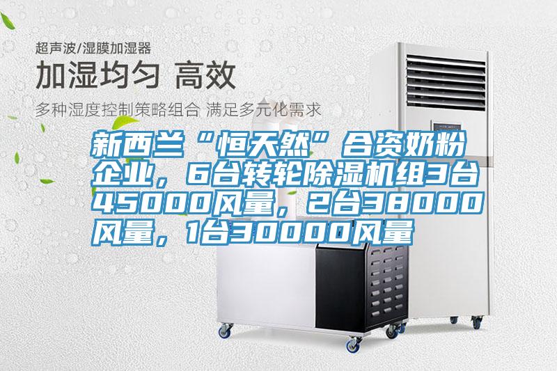 新西蘭“恒天然”合資奶粉企業(yè)，6臺轉輪除濕機組3臺45000風量，2臺38000風量，1臺30000風量